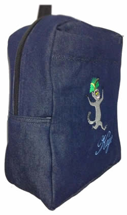 King Julian Denim Bag with name print