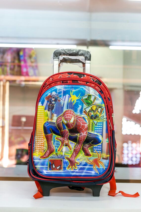 Spiderman trolley bag removable