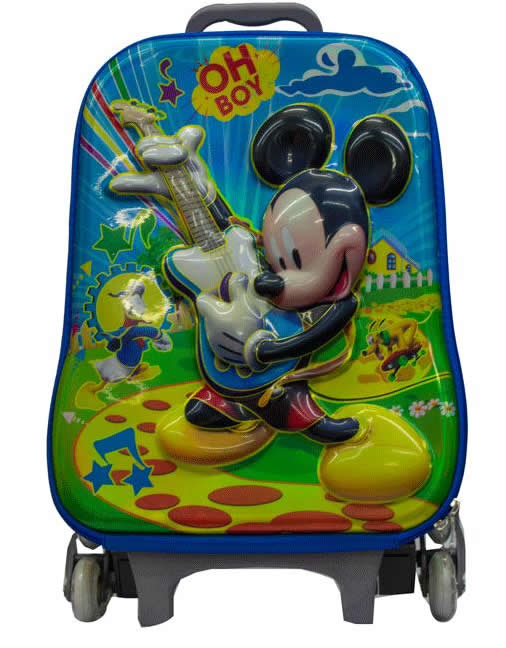 Mickey Suitcase Trolley Set 3in1