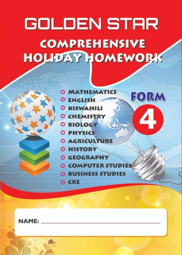  Golden Star Holiday Homework Form 4