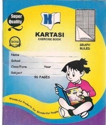 Exercise Book Kartasi A4 Graph 96 Pages
