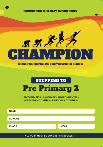  Stepping to  PP2 Champion Homework Book PP1 December