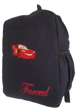  Mcqueen denim bag with name