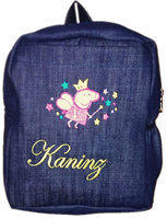 Peppa Pig denim bag with name print