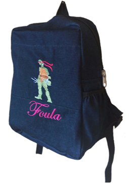  Turtle Ninja Denim bag with name print