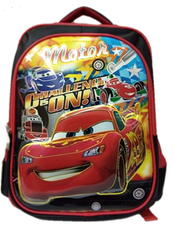  Lightning Mcqueen 3D backpack for primary