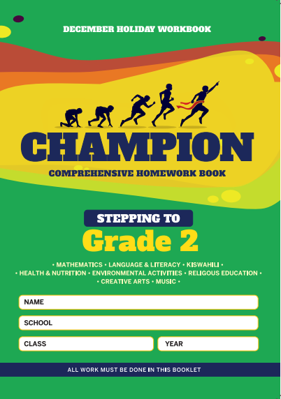  Stepping to  Grade2 Champion Homework Book Grade1 December