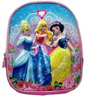  Princess 3D backpack for preschool kids.