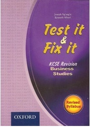  Test It And Fix It KCSE Revision Business Studies