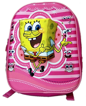Spongebob 3D backpack for preschool
