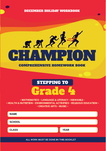 Stepping to Grade4 Champion Homework Book Grade3 December