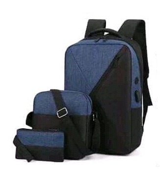  Backpack 3in1 Navy Blue Black Type C