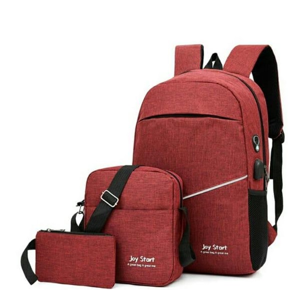  Backpack 3in1 Maroon Type D