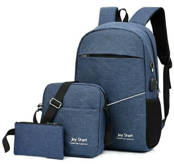 Backpack 3in1 Navy Blue Type D