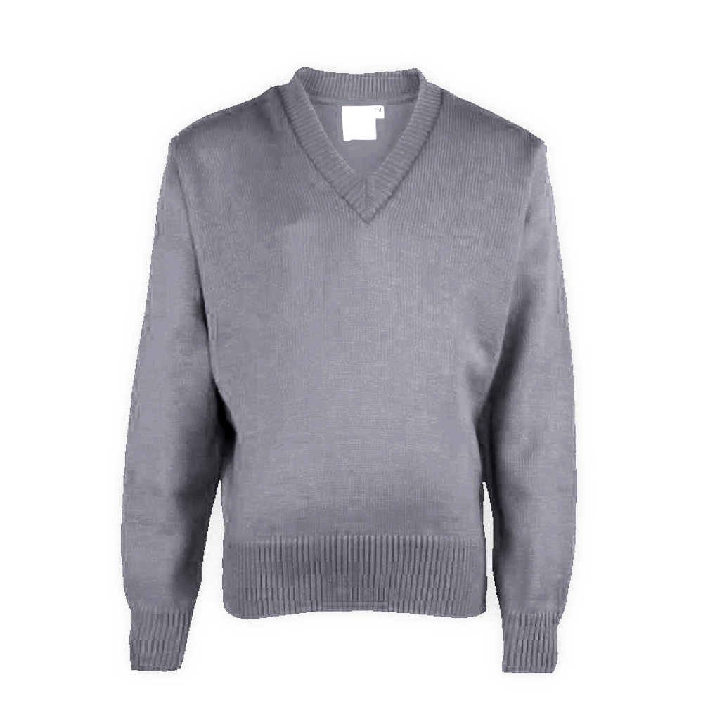  Grey Plain School Sweaters