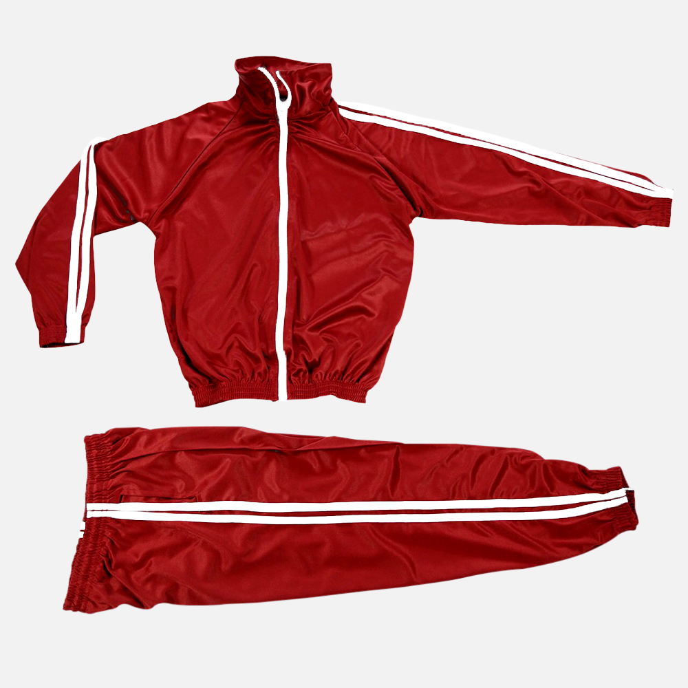  Maroon tracksuit