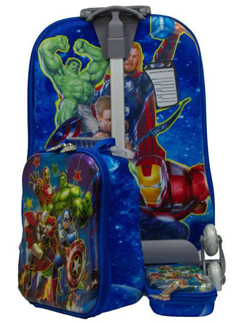 Avengers Suitcase Trolley Set 3in1