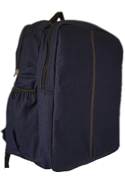 Double pad Boarding school denim bag large size