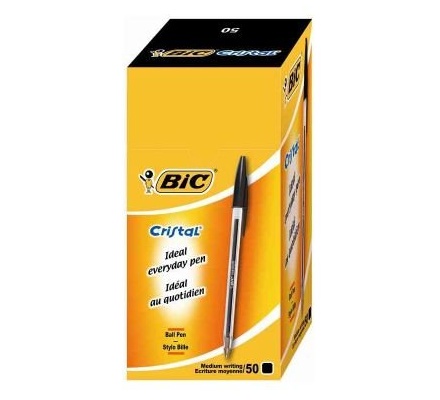 Bic Ball Point Black Red 50pc box