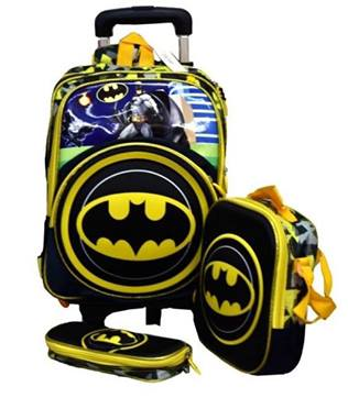 Batman Removable trolley bag 3in1