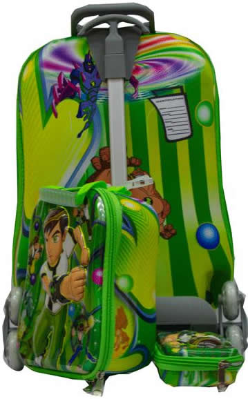 Ben10  Suitcase Trolley Set 3in1