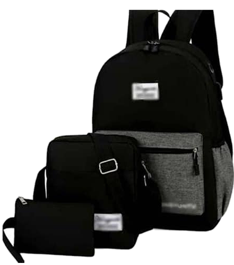  Backpack 3in1 Black Grey Type H