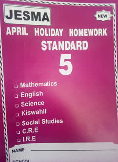 Jesma Holiday Homework STD 5