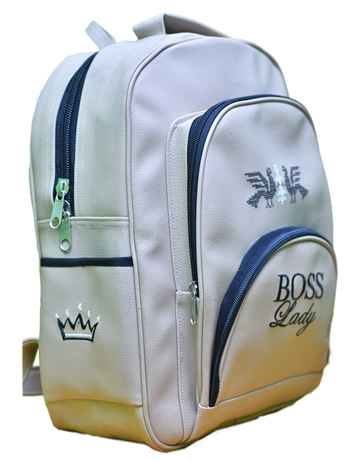 Boss lady classic bag white