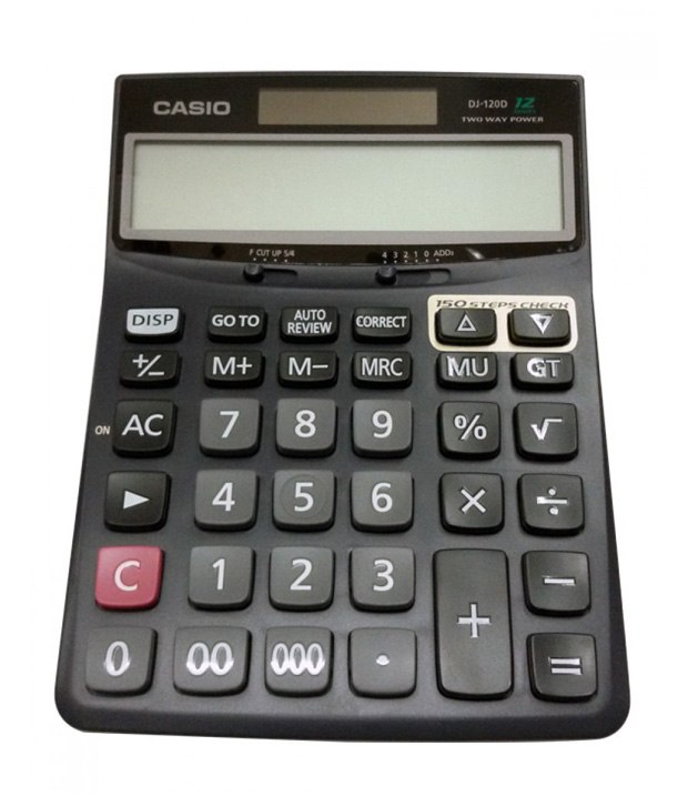  Casio Desk Calculator DJ-120D