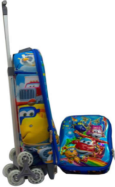 Flyingplanes 3n1 Suitcase Trolley set