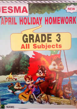  Jesma Holiday Homework Book Grade3