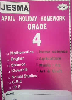 Jesma Holiday Homework Grade 4