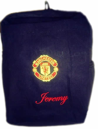  Manchester Utd Denim Bag With Name Print