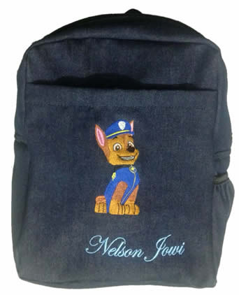 Paw Patrol Denim bag with name print