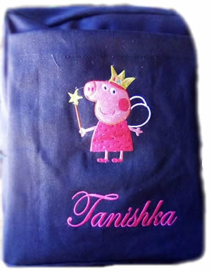  Peppa Pig Denim Bag With Name Print