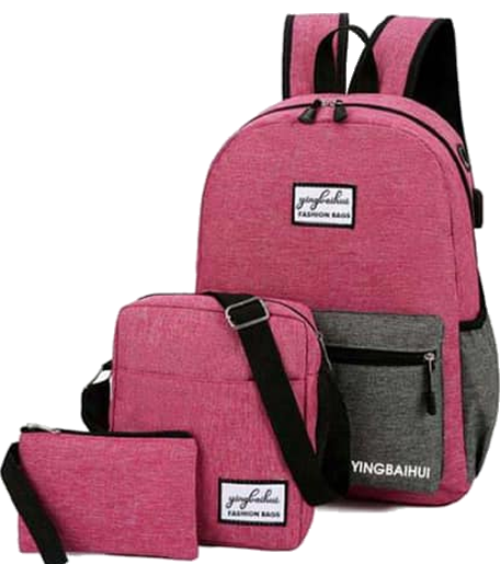 Backpack 3in1 Pink Grey Type H