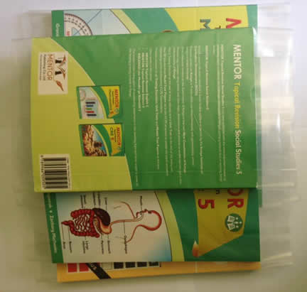 Book Covering With Polyethene Covers