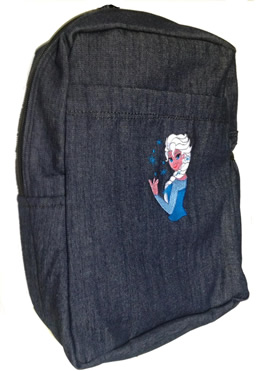  Frozen Single Pad School Bag Small Size Denim