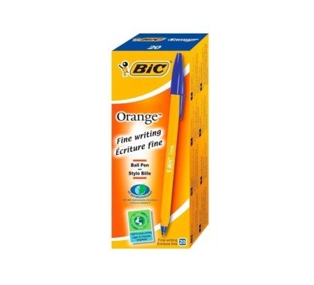 Bic Fine Point Biro Blue 20pc box