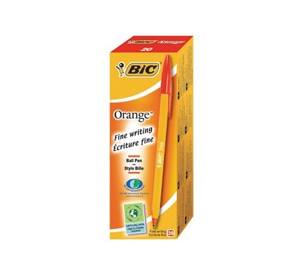 Bic Fine Point Biro Red 20pc box