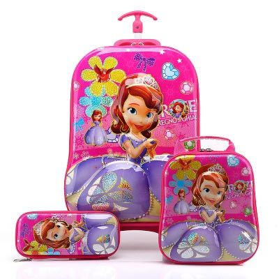  Sophia Suitcase Trolley set 3in1