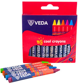 Colouring crayons veda