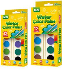  Water Colors Paint 